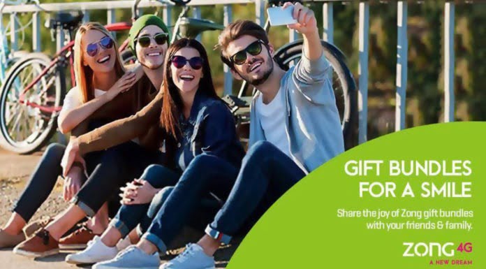 Zong 4G Now Lets You Gift Bundles to Your Loved Ones