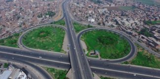A ring road in process for the public of Rawalpindi