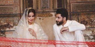 Manager of Wazir Khan Mosque suspended over Saba Qamar and Bilal Saeed’s music video scandal.