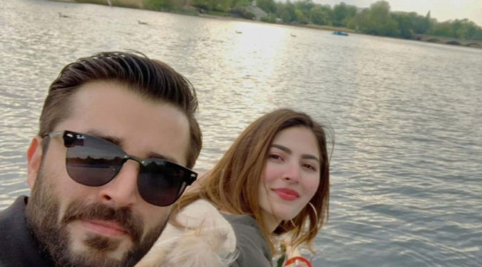 Hamza Ali Abbasi and Naimal Khawar introduced newborn son Mustafa to the world. Hamza-Ali-Abbasi