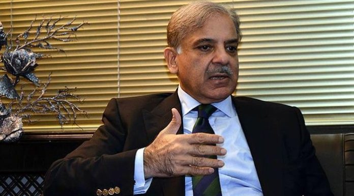 Opposition leader Shahbaz Sharif reacts to SMQ’s statement of warning. Shahbaz Sharif