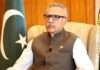 “You can make all the noise you want, but you have to accept the reality — that the country is moving forward.”; President Arif Alvi