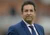 Wasim Akram in a state of disappointment