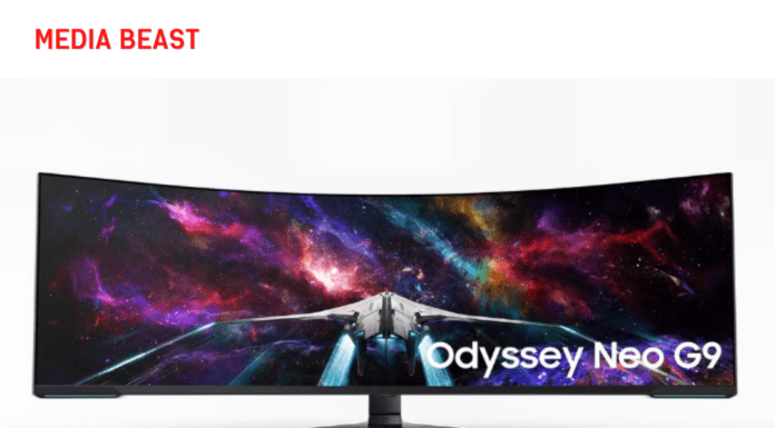 The World’s First 57-Inch 8K Ultrawide Gaming Monitor is Unveiled by Samsung