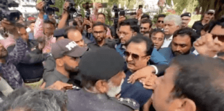 PTI’s Haleem Adil Sheikh arrested from outside SHC