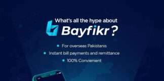 The one-stop payments app for all Pakistanis is Bayfikr.