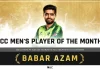 Third ICC Player of the Month Award for Babar Azam