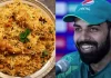 In a game against Australia, Shadab Khan “blames” Hyderabadi Biryani for poor fielding.