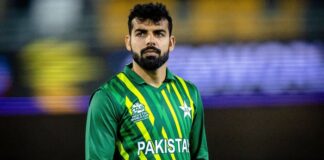 Shadab Khan will probably not play against Australia.