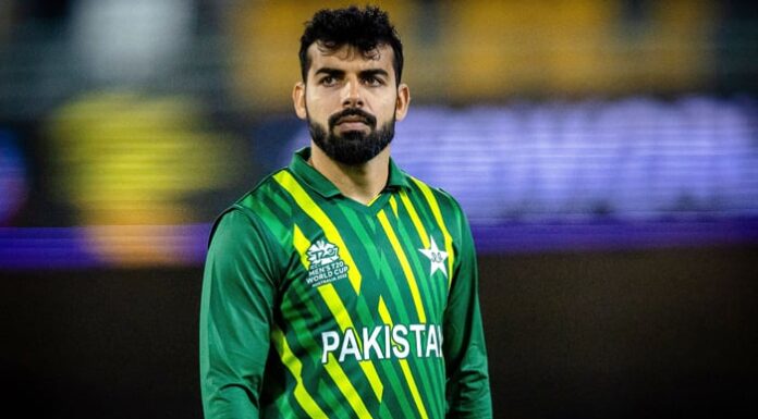 Shadab Khan will probably not play against Australia.