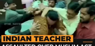 A Muslim teacher in India was brutally attacked for hosting a show on religious tolerance.
