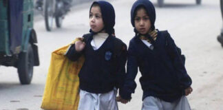 New winter schedules for public and private schools are announced in Lahore.