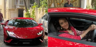 Lamborghini Huracan Tecnica was purchased by Shraddha Kapoor.
