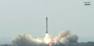 Pakistan successfully launches the Ghauri Weapon System for training purposes.