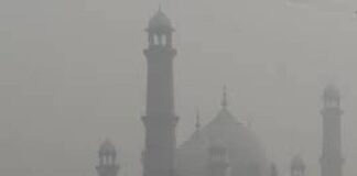 Still at the top of the bad air quality index is Lahore.
