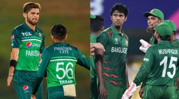 Today, Pakistan and Bangladesh will compete for survival in the 2023 World Cup.