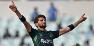 The fastest bowler to reach 100 ODI wickets is Shaheen Afridi.