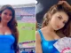 During the Pakistan vs. India game, Urvashi Rautela misplaced her 24K gold iPhone.
