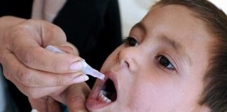 The national anti-polio campaign gets underway