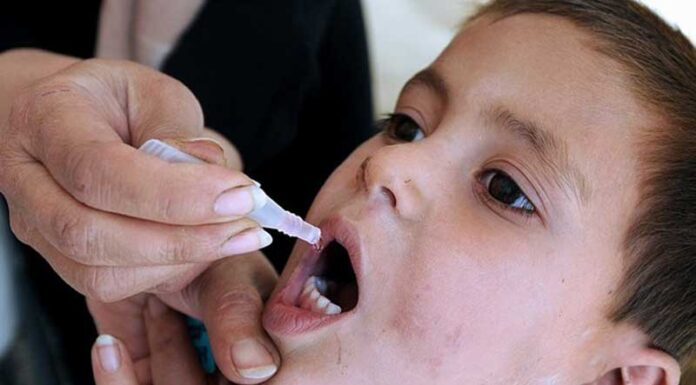The national anti-polio campaign gets underway