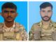 Two soldiers were martyred and a terrorist killed in a North Waziristan gunfight.