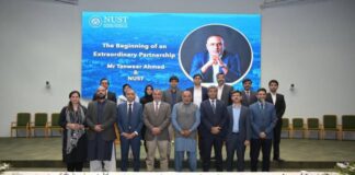 Tanweer Ahmed, an American-Pakistani businessman, donated $9 million to NUST.
