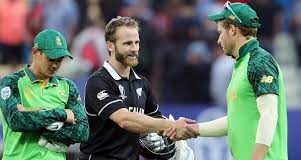 #NZvSA: New Zealand takes on South Africa in an attempt to get to the World Cup semifinals.