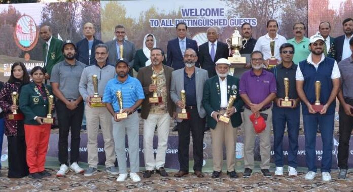 Fifth Chairman Wapda Amateur Golf Title won by Qasim