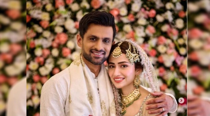 Shoaib Malik marries Sana Javed