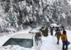 Travelers are affected as ten inches of snow fall on Murree