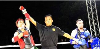 World Muaythai Boxing Championship title was won by Pakistani fighter Agha Kaleem