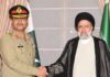 Pakistan Army Chief and the Iranian President hold strategic talks on border security and cooperation