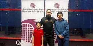 Two Pakistani Youngsters Clinch Silver Medals at the Qatar Squash Junior Championship