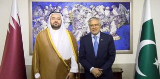 Qatar’s Minister of State, Al-Khulaifi, arrives in Pakistan on an official visit