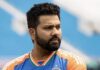 Rohit Sharma has been accused of desecrating the Indian flag
