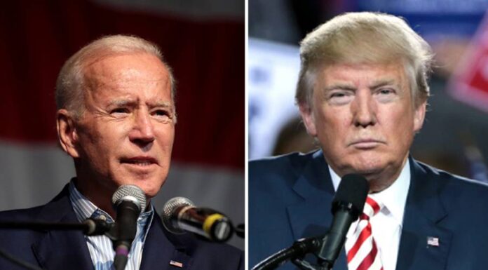 The semi-nude photo of Trump and Joe Biden on the cover of an American magazine has created a new controversy