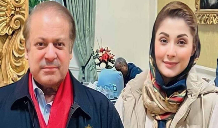 nawaz-sharif-maryam-nawaz-latest-return