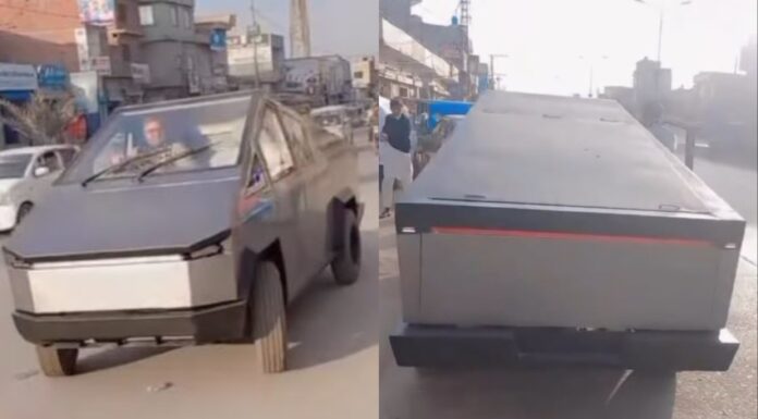 Pakistani ‘Tesla Cyber Truck’ stuns netizens – But wait, there’s a catch!